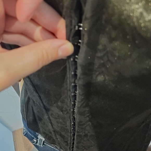 Guess Gothic Gold Sparkle Corset - Picture 7 of 9